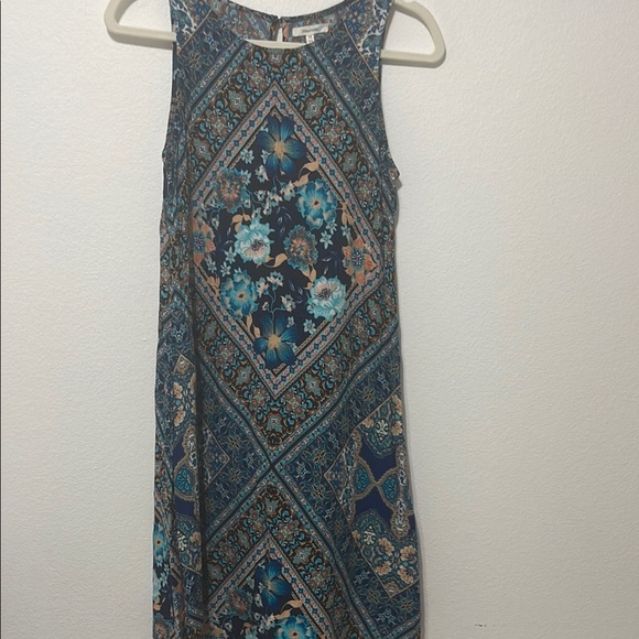 Maurices Dresses & Skirts - Maurices Floral Blue Sleeveless Dress Size XS EUC